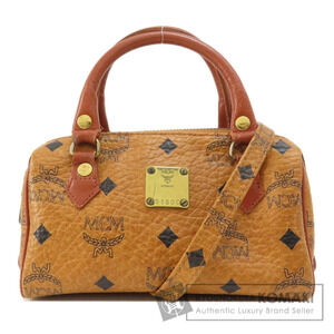 MCM Boston Handbag Leather